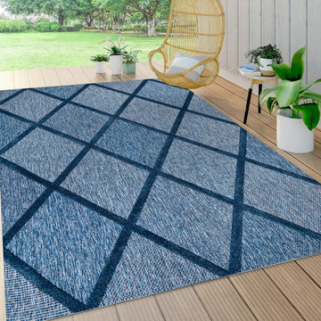 Salines Diamond Trellis Indoor/outdoor Area Rug